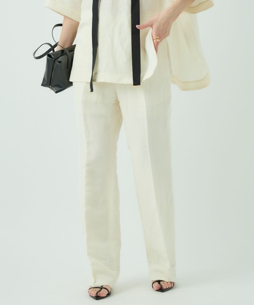 Chaos（カオス）の「Chaos(カオス)/パースローブパンツ ◆セットアップ可◆（その他パンツ・レディース・ブラック/アイボリー/ミント・36/38）」の9枚目の写真