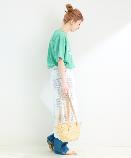 B.C STOCK(ベーセーストック)の「手洗い可 / レース巻きスカート(スカート・レディース・ホワイト/ブラック・FREE)」の21枚目の写真