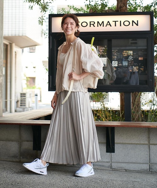【美品】IENA レースギャザーブルゾン ノーカラーギャザーZIPブルゾン（ブルゾン）｜VERMEIL par iena