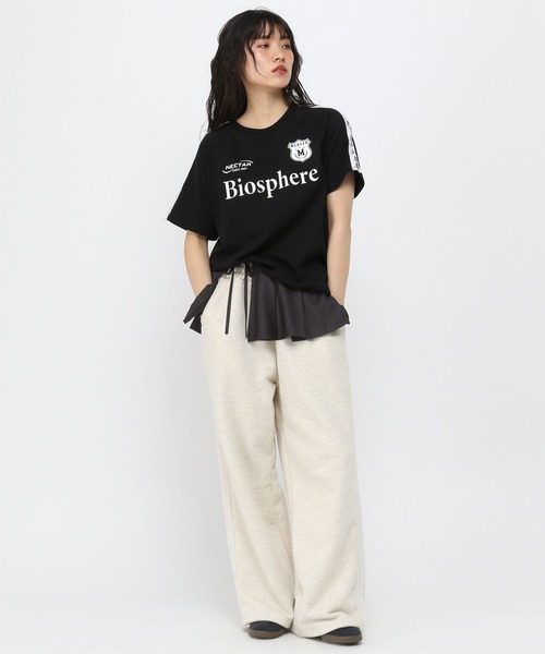 3.3 Field Trip (3.3フィールドトリップ)の「3.3 Field Trip/袖レーススポーティーT(Tシャツ/カットソー・レディース・ブラック/ネイビー/ホワイト・FREE)」の5枚目の写真