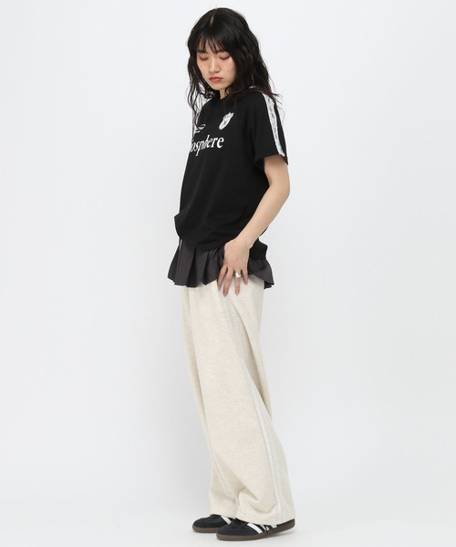 3.3 Field Trip (3.3フィールドトリップ)の「3.3 Field Trip/袖レーススポーティーT(Tシャツ/カットソー・レディース・ブラック/ネイビー/ホワイト・FREE)」の6枚目の写真