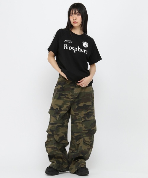 3.3 Field Trip (3.3フィールドトリップ)の「3.3 Field Trip/袖レーススポーティーT(Tシャツ/カットソー・レディース・ブラック/ネイビー/ホワイト・FREE)」の10枚目の写真