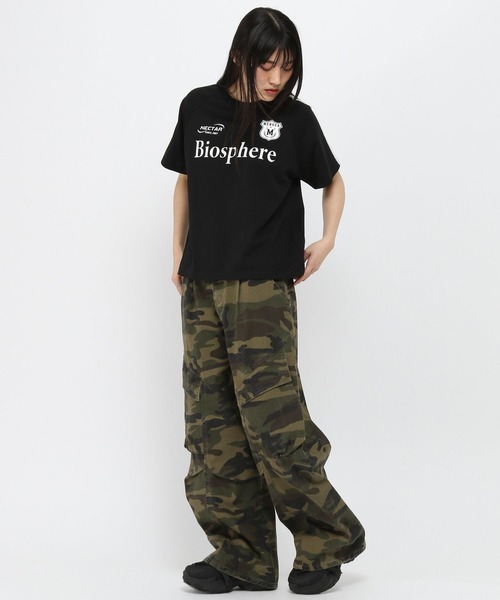 3.3 Field Trip (3.3フィールドトリップ)の「3.3 Field Trip/袖レーススポーティーT(Tシャツ/カットソー・レディース・ブラック/ネイビー/ホワイト・FREE)」の11枚目の写真