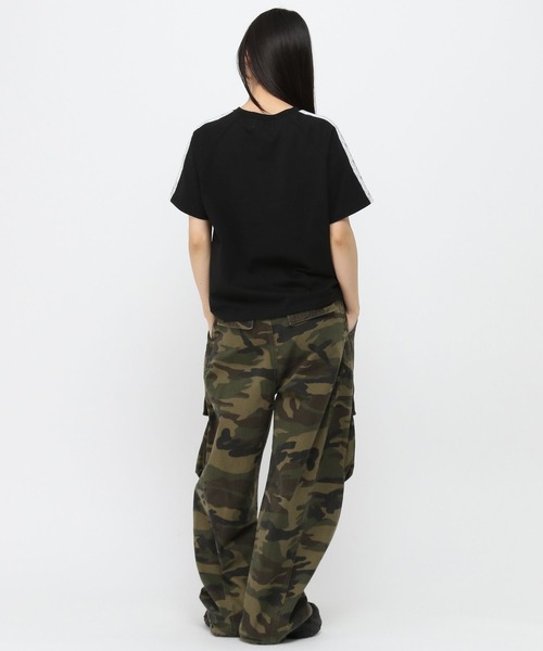 3.3 Field Trip (3.3フィールドトリップ)の「3.3 Field Trip/袖レーススポーティーT(Tシャツ/カットソー・レディース・ブラック/ネイビー/ホワイト・FREE)」の12枚目の写真