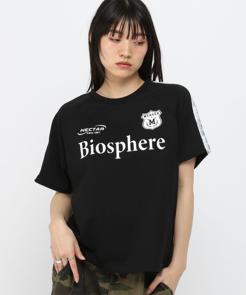 3.3 Field Trip (3.3フィールドトリップ)の「3.3 Field Trip/袖レーススポーティーT(Tシャツ/カットソー・レディース・ブラック/ネイビー/ホワイト・FREE)」の13枚目の写真