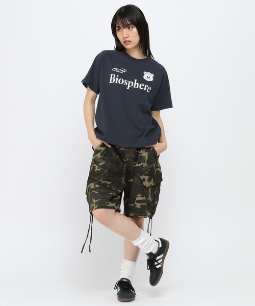 3.3 Field Trip (3.3フィールドトリップ)の「3.3 Field Trip/袖レーススポーティーT(Tシャツ/カットソー・レディース・ブラック/ネイビー/ホワイト・FREE)」の15枚目の写真