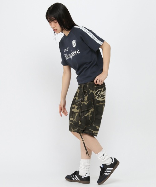 3.3 Field Trip (3.3フィールドトリップ)の「3.3 Field Trip/袖レーススポーティーT(Tシャツ/カットソー・レディース・ブラック/ネイビー/ホワイト・FREE)」の16枚目の写真