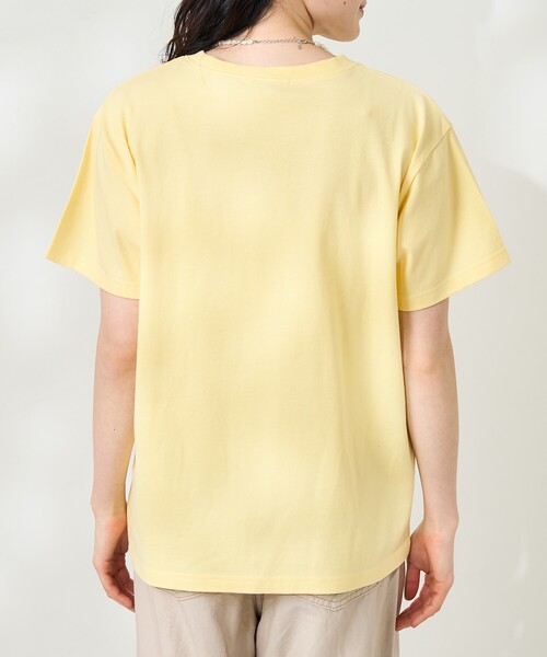 FREAK'S STORE(フリークスストア)の「チェーンステッチロゴTシャツ(Tシャツ/カットソー・レディース・オフホワイト/ブラック/レモンイエロー・フリ-)」の21枚目の写真