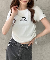 GLAMOROUS JANE | BETTY BOOPプリントドロストショート丈Tシャツ(Tシャツ/カットソー)
