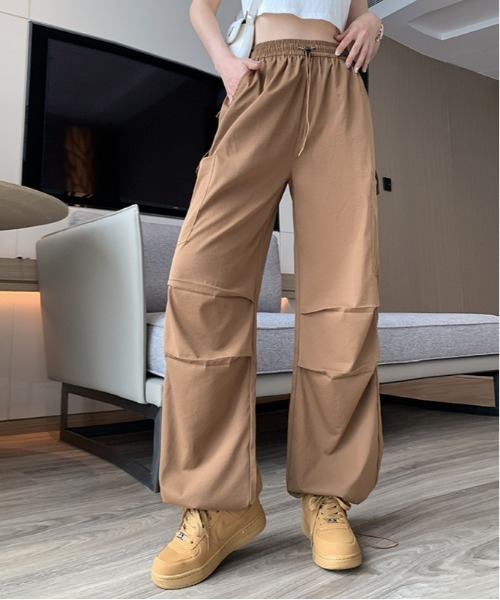 NiiNa(ニーナ)の「【 NiiNa / ニーナ 】ハイウェストワイドレッグパンツ(その他パンツ・レディース・ブラック/グレー/ベージュ・LARGE/MEDIUM/SMALL)」の7枚目の写真