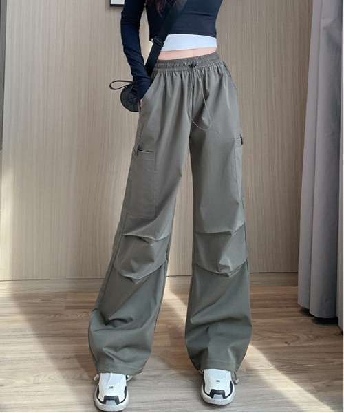 NiiNa(ニーナ)の「【 NiiNa / ニーナ 】ハイウェストワイドレッグパンツ(その他パンツ・レディース・ブラック/グレー/ベージュ・LARGE/MEDIUM/SMALL)」の10枚目の写真