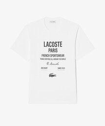 LACOSTE | タイポグラフィTシャツ(Tシャツ/カットソー)