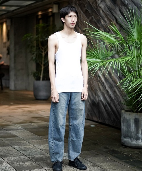 Dickies（ディッキーズ）の「【Dickies/ディッキーズ】2枚セット リブタンクトップ（タンクトップ・メンズ・ブラック/ホワイト・X-LARGE/LARGE/MEDIUM）」の6枚目の写真