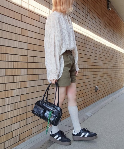 sheller シェリエ ショートパンツ キュロット シェリエ sheller グレー ショートパンツ