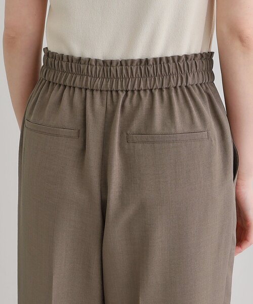 grove（グローブ）の「◆【洗える・シワになりにくい】麻調センタープレスワイドパンツ（その他パンツ・レディース・ライトグレー/スモーキーグリーン系/ブラウン系/ブラック・03/02/01/04/05）」の6枚目の写真