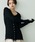 ClumiNj́uFringe design pearl button knit cardigan / tWό`fUCp[{^jbgJ[fiJ[fBK/{jvbubN
