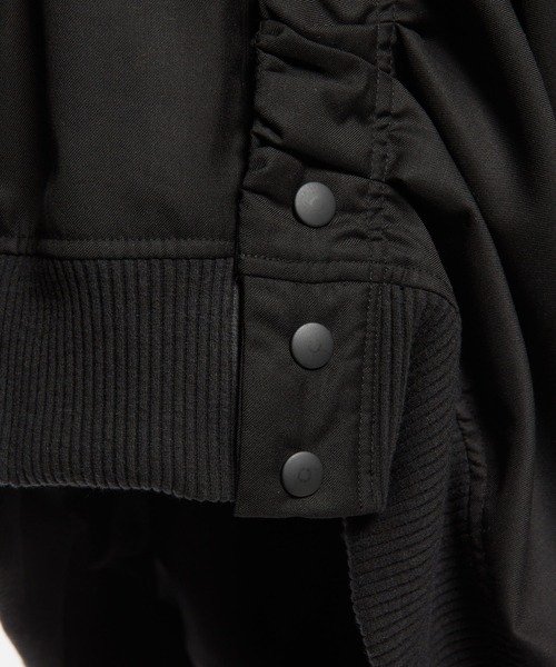 gomme（ゴム）の「ダマスクJQ　ギャザーブルゾン（ブルゾン・レディース・ブラック/グレー・MEDIUM）」の14枚目の写真