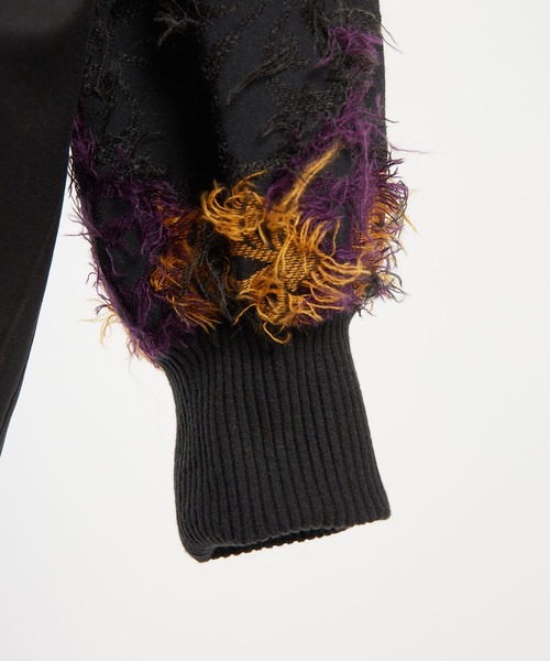 gomme（ゴム）の「ダマスクJQ　ギャザーブルゾン（ブルゾン・レディース・ブラック/グレー・MEDIUM）」の15枚目の写真