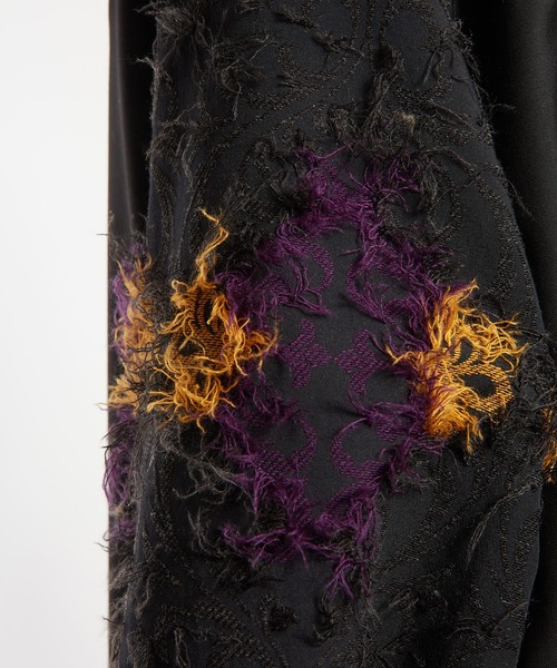 gomme（ゴム）の「ダマスクJQ　ギャザーブルゾン（ブルゾン・レディース・ブラック/グレー・MEDIUM）」の19枚目の写真