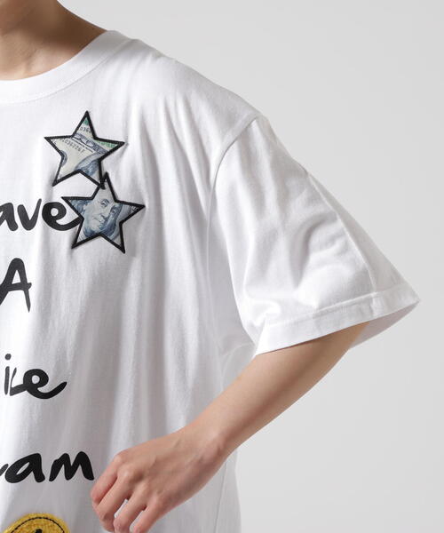 STUD MUFFIN（スタッドマフィン）の「STUD MUFFIN/スタッドマフィン/＄tar3 Smile SS TEE（Tシャツ/カットソー・メンズ・ブラック/ホワイト・2/3/4）」の12枚目の写真