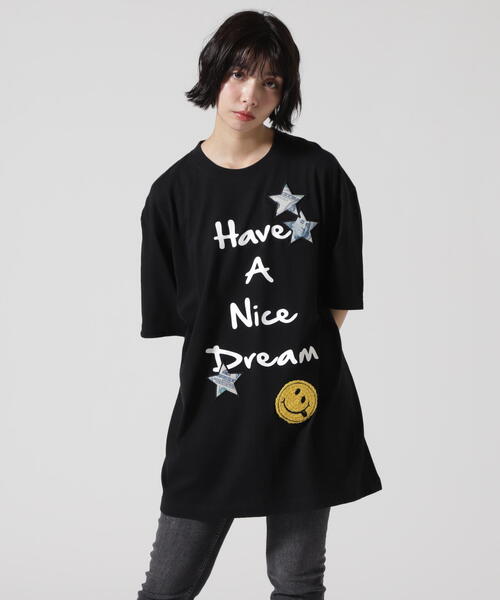 STUD MUFFIN（スタッドマフィン）の「STUD MUFFIN/スタッドマフィン/＄tar3 Smile SS TEE（Tシャツ/カットソー・メンズ・ブラック/ホワイト・2/3/4）」の2枚目の写真