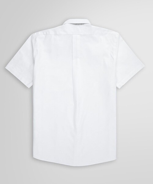 BROOKS BROTHERS(ブルックスブラザーズ)の「ストレッチオックスフォード ショートスリーブドレスシャツ Regular Fit(ビジネスシャツ・メンズ・ホワイト・17/16/15.5/14.5/17.5/16.5/15 )」の2枚目の写真