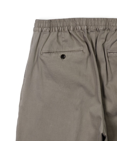 セール】「GUM STRETCH LINEN」EASY BAGGY PANTS：超伸縮 麻混