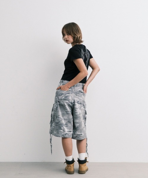 Midnight Move(ミッドナイトムーブ)の「Midnight Move/ANGEL T(Tシャツ/カットソー・レディース・ホワイト/ブラック/ライトブルー・FREE)」の11枚目の写真