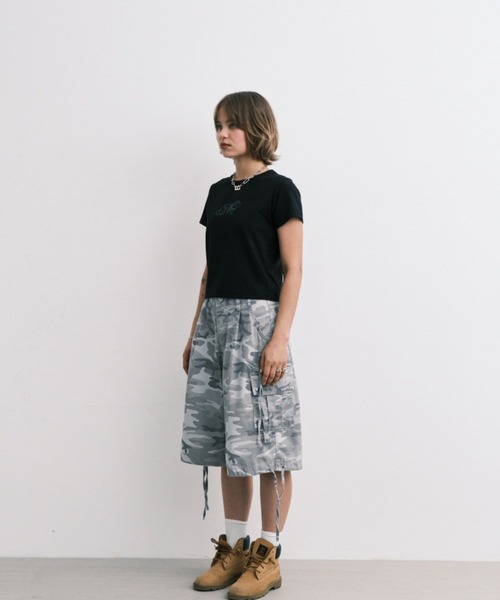 Midnight Move(ミッドナイトムーブ)の「Midnight Move/ANGEL T(Tシャツ/カットソー・レディース・ホワイト/ブラック/ライトブルー・FREE)」の13枚目の写真