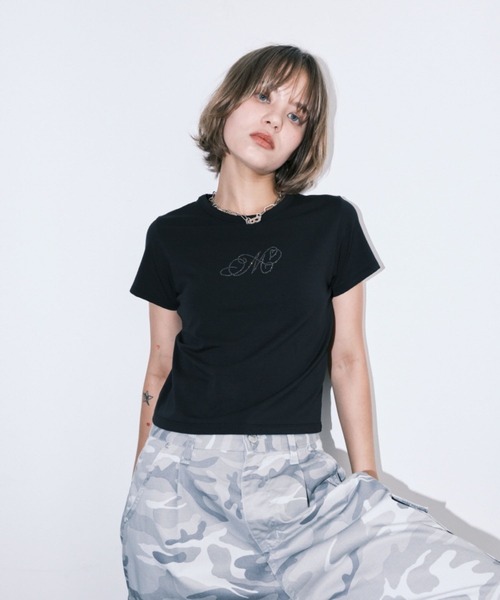 Midnight Move(ミッドナイトムーブ)の「Midnight Move/ANGEL T(Tシャツ/カットソー・レディース・ホワイト/ブラック/ライトブルー・FREE)」の15枚目の写真