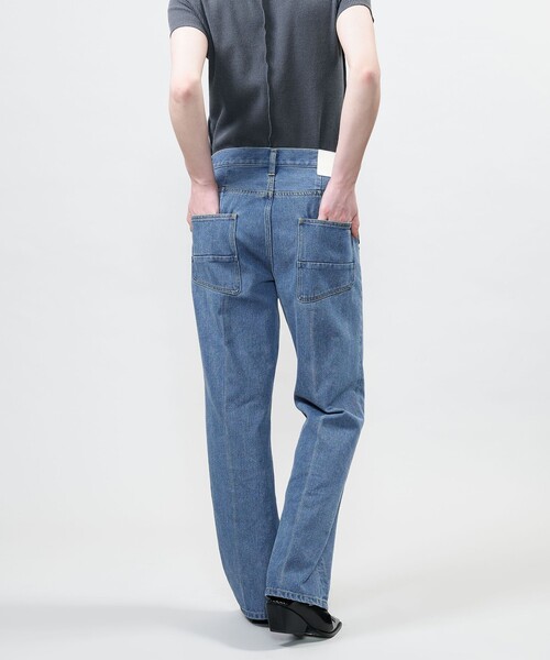 ASTRAET(アストラット)の「<ASTRAET>クリース デニムパンツ UNISEX(デニムパンツ・レディース・ライトブルー・0/1/00)」の8枚目の写真