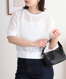 A.N.L シアーフリンジ半袖プルオーバー