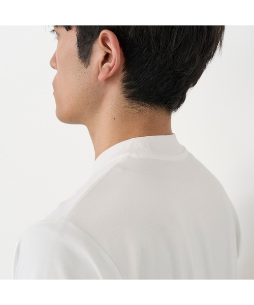 TOKYO SHIRTS(トウキョウシャツ)の「【シャツ屋仕立てのTシャツ】 クルーネック Tシャツ(Tシャツ/カットソー・メンズ・ブラック/グレー/ネイビー/ホワイト・S/M/L/LL)」の13枚目の写真