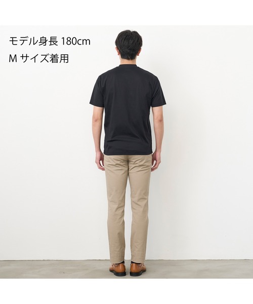 TOKYO SHIRTS(トウキョウシャツ)の「【シャツ屋仕立てのTシャツ】 クルーネック Tシャツ(Tシャツ/カットソー・メンズ・ブラック/グレー/ネイビー/ホワイト・S/M/L/LL)」の22枚目の写真