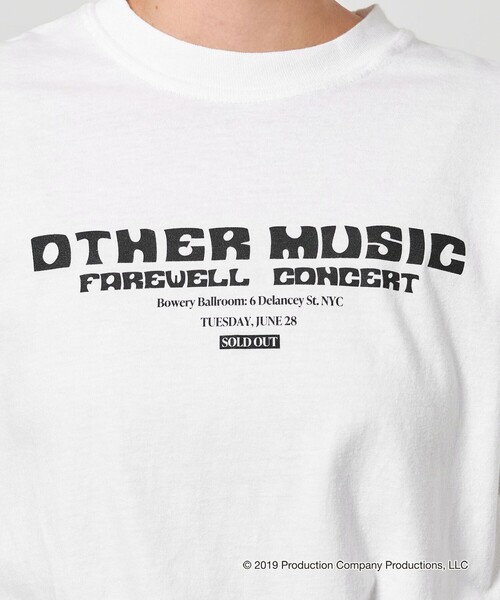 tシャツ 「別注」「OTHER MUSIC」ショートスリーブ Tシャツ レディース tシャツ 「別注」「OTHER MUSIC」ショートスリーブ Tシャツ