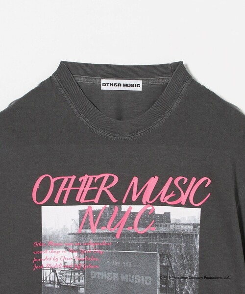 tシャツ 「別注」「OTHER MUSIC」ショートスリーブ Tシャツ レディース tシャツ 「別注」「OTHER MUSIC」ショートスリーブ Tシャツ