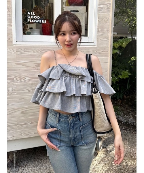 rienda(リエンダ)の「トリミングビッグトートバッグ(トートバッグ・レディース・ホワイト・FREE)」の19枚目の写真