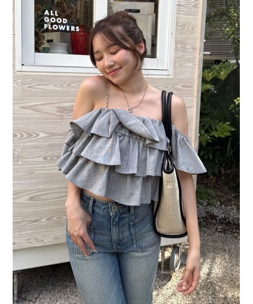 rienda(リエンダ)の「トリミングビッグトートバッグ(トートバッグ・レディース・ホワイト・FREE)」の21枚目の写真