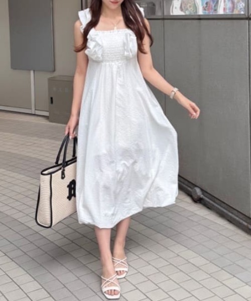 rienda(リエンダ)の「トリミングビッグトートバッグ(トートバッグ・レディース・ホワイト・FREE)」の18枚目の写真