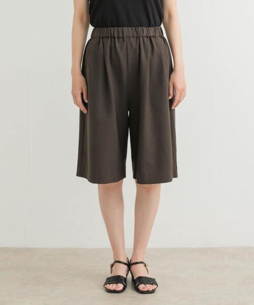 URBAN RESEARCH DOORS（アーバンリサーチドアーズ）の「『UR TECH DRYLUXE』イージーハーフパンツ（その他パンツ・レディース・ネイビー/ブラウン・MEDIUM）」の13枚目の写真