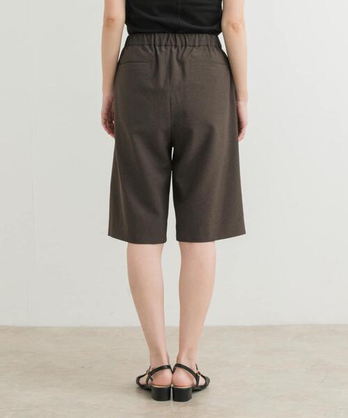 URBAN RESEARCH DOORS（アーバンリサーチドアーズ）の「『UR TECH DRYLUXE』イージーハーフパンツ（その他パンツ・レディース・ネイビー/ブラウン・MEDIUM）」の15枚目の写真