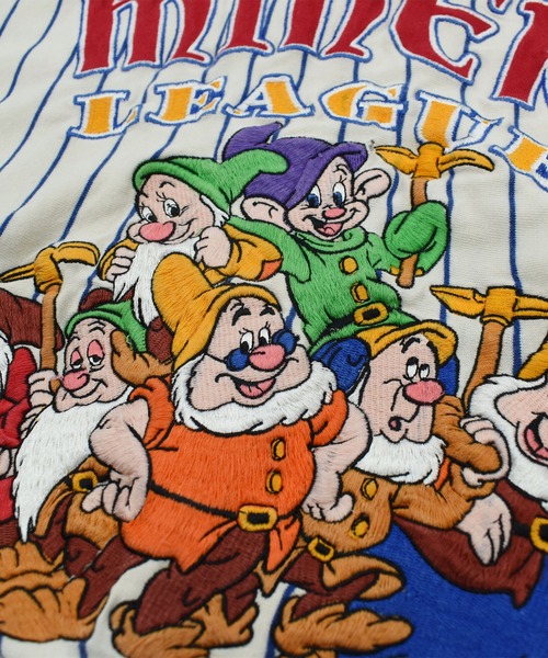 DISNEY VINTAGE(ディズニーヴィンテージ)の「【USED】90’s Disney “白雪姫/7人の小人” キャラクター ベースボールシャツ(シャツ/ブラウス・メンズ・ホワイト・LARGE)」の3枚目の写真