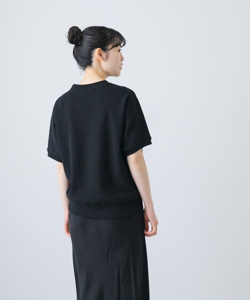 かぐれ(カグレ)の「サカリバーフレンチスリーブ(Tシャツ/カットソー・レディース・ブラック/グレー・FREE)」の16枚目の写真
