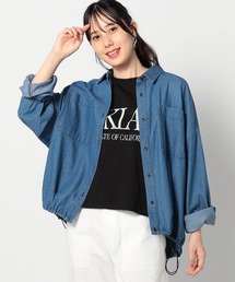 BROOKLYN OVERALL | 【BROOKLYN OVERALL 】ドロスト仕様　ブルゾンライクシャツ(シャツ/ブラウス)