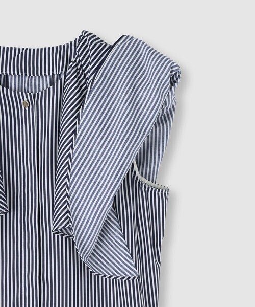 レイヤーラッフルスリーブブラウス レイヤーラッフルスリーブブラウス | allureville (Women