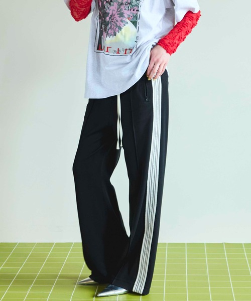 MAISON SPECIAL@サイドラインパンツ Sideline Sweatpants/サイドライン