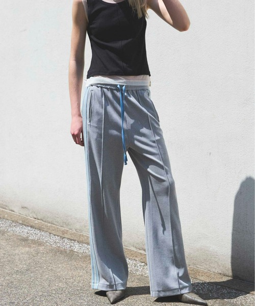 MAISON SPECIAL(メゾンスペシャル)の「Sideline Sweatpants/サイドラインスウェットパンツ【MAISON SPECIAL/メゾンスペシャル】(スウェットパンツ・レディース・ホワイト/ブラック/グレー/グリーン・36/38)」の9枚目の写真