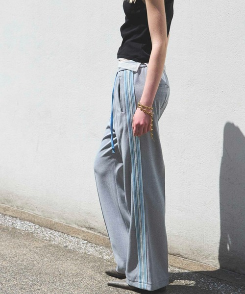MAISON SPECIAL(メゾンスペシャル)の「Sideline Sweatpants/サイドラインスウェットパンツ【MAISON SPECIAL/メゾンスペシャル】(スウェットパンツ・レディース・ホワイト/ブラック/グレー/グリーン・36/38)」の10枚目の写真