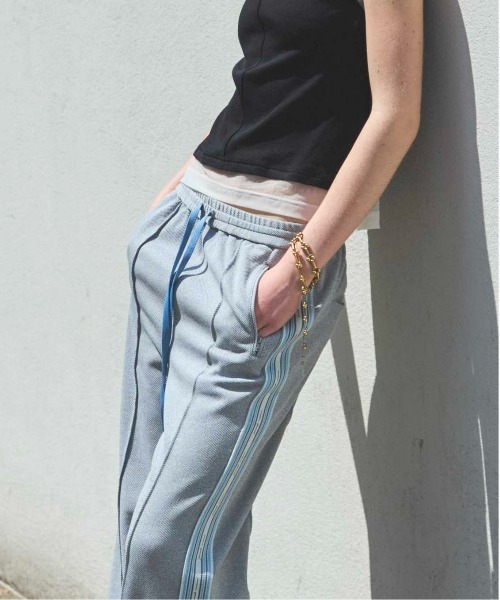 MAISON SPECIAL(メゾンスペシャル)の「Sideline Sweatpants/サイドラインスウェットパンツ【MAISON SPECIAL/メゾンスペシャル】(スウェットパンツ・レディース・ホワイト/ブラック/グレー/グリーン・36/38)」の12枚目の写真