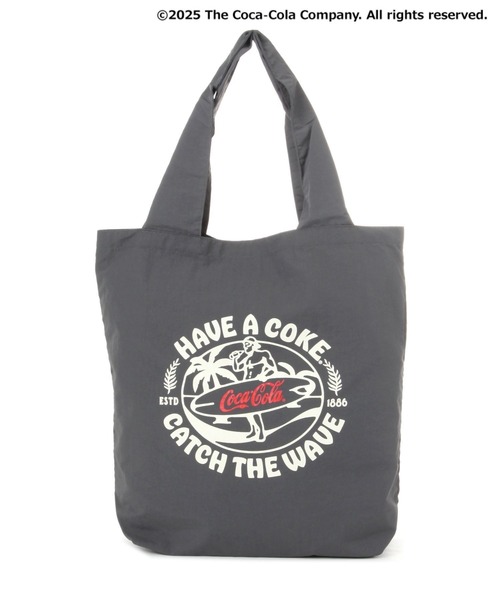 Coca Cola（コカコーラ）の「【Coca-Cola／BAYFLOW】トートバック（トートバッグ・レディース・チャコール/パープル/ネイビー/イエロー/ライトブルー・0）」の6枚目の写真